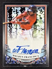 2024 Bowman Sterling #PA-WF Welbyn Francisca Prospect Autographs Auto