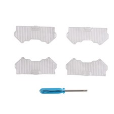 Transparent Flood Beam Covers For maXpeedingrods 5" Round LED Light Pods Stripe