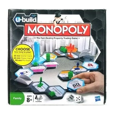 U-BUILD MONOPOLY Real Estate Building Strategy Family Board Game ▪︎ Complete