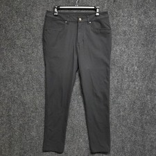 Lululemon ABC Pants Men 31x29 Charcoal Gray Slim Fit 5 Pocket Stretch Chino Golf