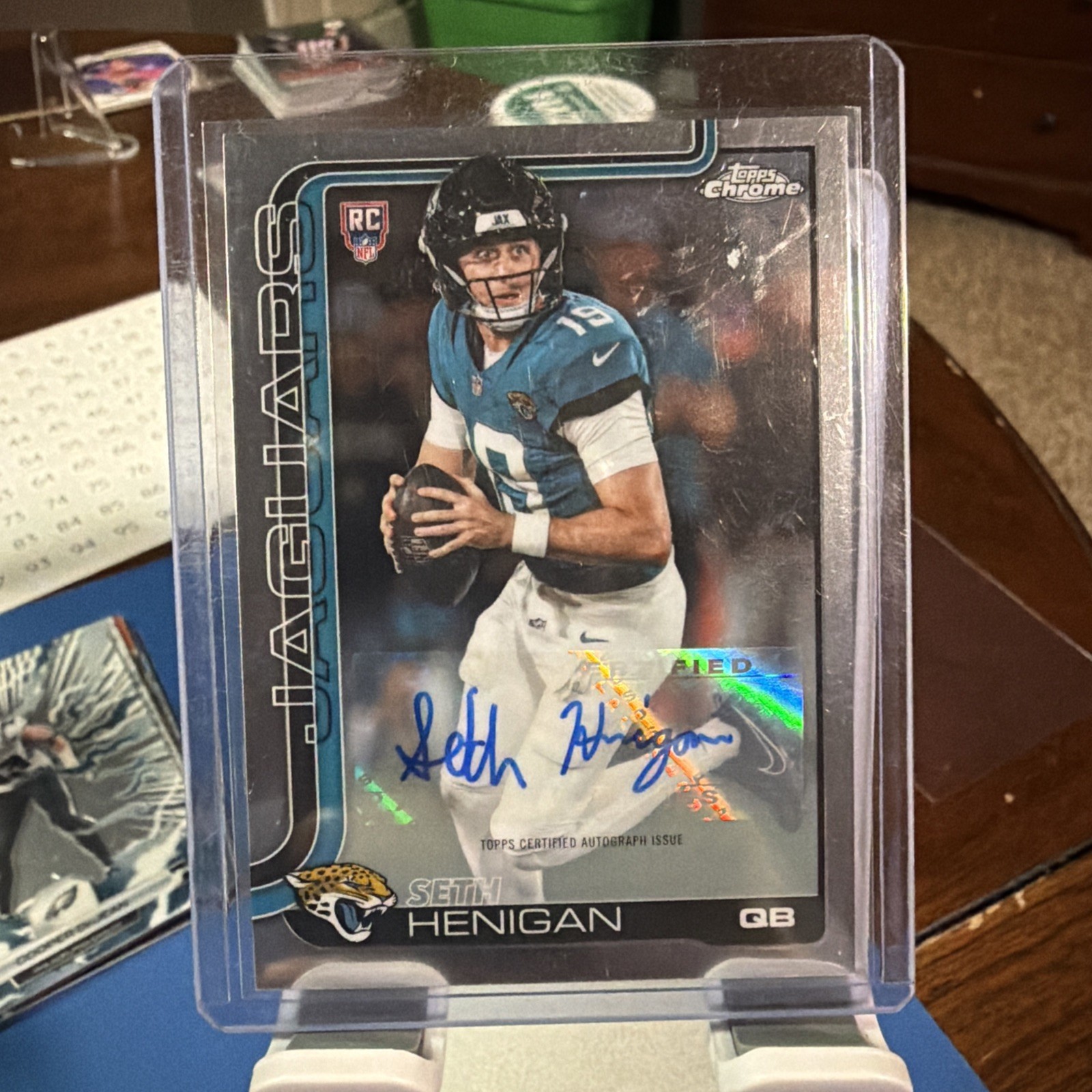 2025 Topps Chrome - Rookie Autographs Seth Henigan #RA-SH (AU, RC)