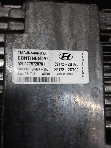 2019 HYUNDAI SANTE FE ECU: 39173-2GTG0 (2.4L, FWD, CALI EMISSION) - Picture 3 of 12