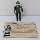GI Joe Grunt 3.75" Action Figure - Swivel-Arm V1.5 1983 w/ File Card & Helmet!