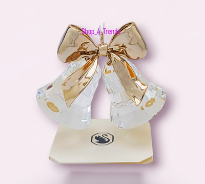 New w/ Gift Box SWAROVSKI Brand 5686321 Holiday Magic Crystals 3D Bells Ornament