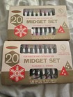 2 Vintage Christmas tree string lights Midget Set Renown Brand Mcm — photo 5