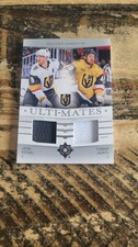 2024-25 Ultimate Collection Ulti-mates Jack Eichel/Tomas Hertl Jersey #utm-he
