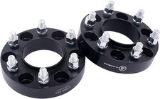 2pc 6x4.5 To 6x5.5 Wheel Adapter 1 Inch 12x1.25 Lug 66.1 To 78.1 Bore For Nissan