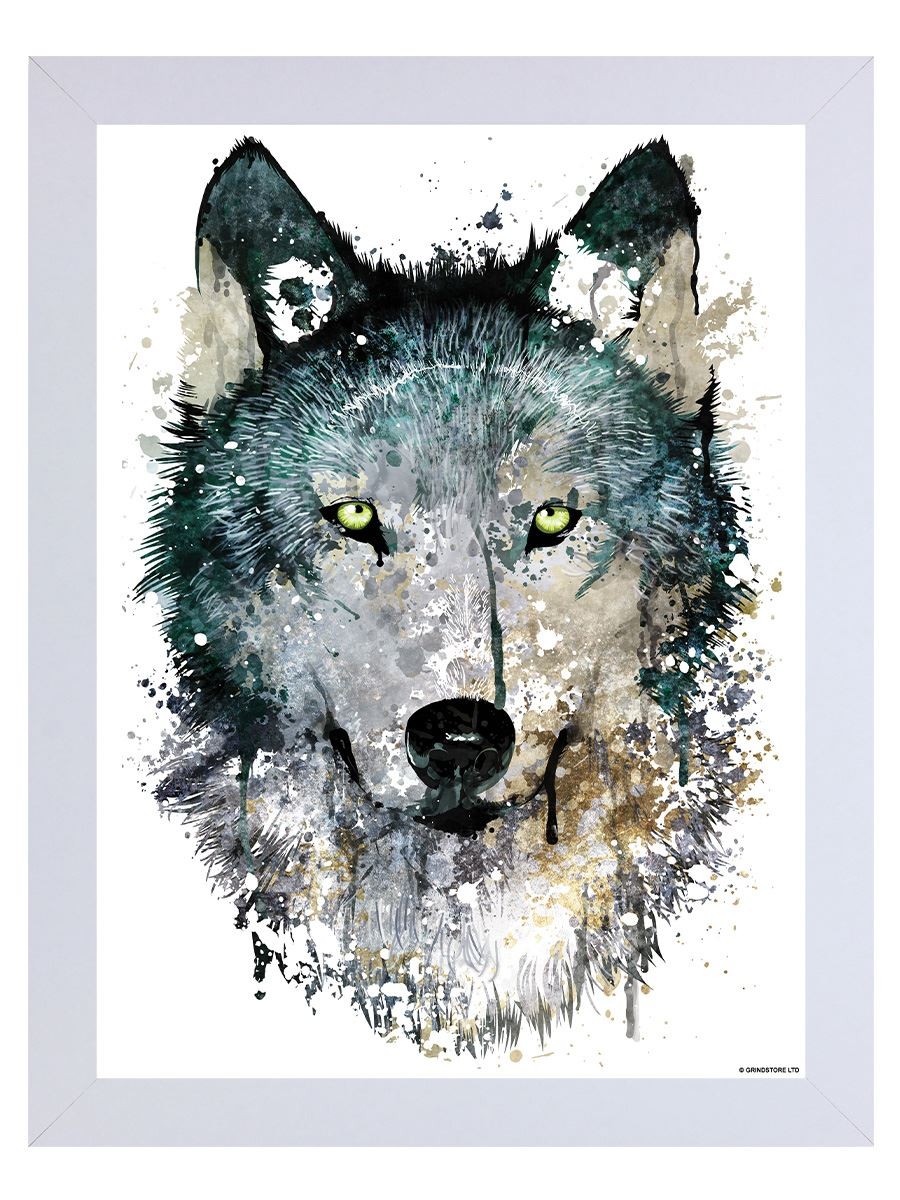 Unorthodox Collective Alpha White Wooden Framed Print