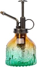 Vintage Glass Plant Mister Spray Bottle 7oz Indoor Succulent Water Spritzer