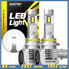 Auxito LED Headlight Bulb Xenon Super White Bright 30000LM 9005 High Beam 6000K