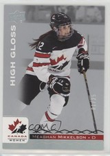 2017 Upper Deck Team Canada Juniors High Gloss 1/25 Meaghan Mikkelson #32 0v7