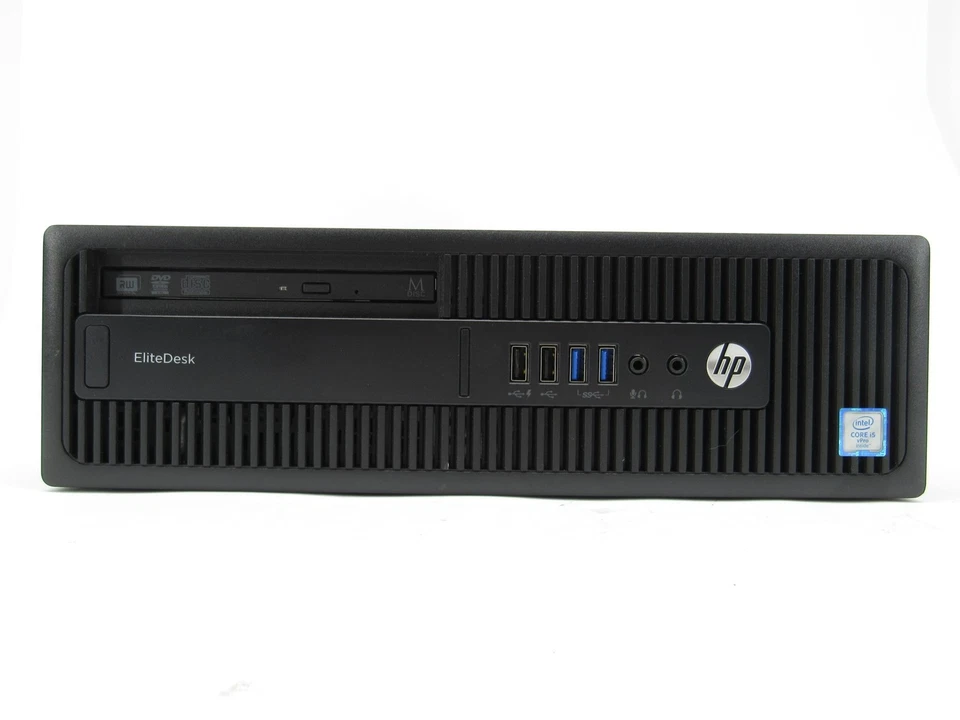 HP EliteDesk 800 G2 SFF Intel Core i5-6500 3.20GHZ 4GB RAM 256GB SSD DVDRW - Image 3 of 4