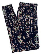 LuLaRoe Leggings TC Tall Curvy Size Tribal Colorful ARROW Geometric Abstract Fun