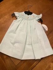 Will'beth Will Beth baby girl 6 mo Mint Green  Summer Dress NWT