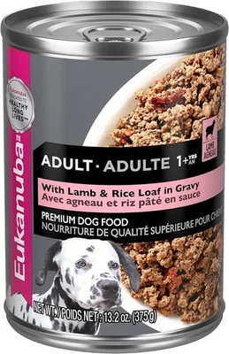 EUKANUBA Adult With Lamb And Rice Loaf in Gravy Dog Food 12 ct. EXP 04/2027