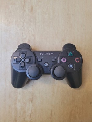 Authentic Sony Playstation 3 PS3 Genuine OEM Dualshock PS3 Black Controller