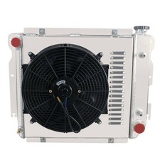 3-row Radiator Shroud Fan 14 Relay Jeep Wrangler Yjtj Gm V8 Conversion 88-99