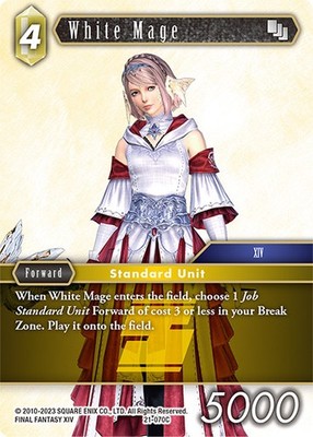 White Mage [Final Fantasy TCG] Trading Card - SQUARE ENIX [NEAR MINT] 21-070C