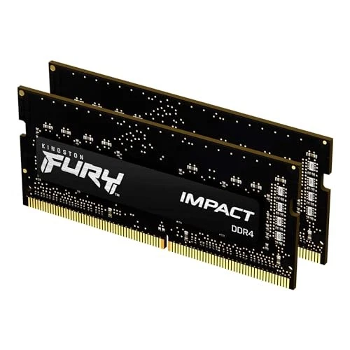 Kingston Fury Impact 32Gb Kit 2 X 16Gb Ddr4 3200Mhz Pc4-25600 Cl20 Sodimm Memory - Image 2 of 3