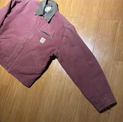 【激レア】 Carhartt Detroit jacket レッドウッド Carhartt Detroit Jacket JB1236 Redwood L size Rare Vintage