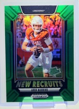 2025 Panini Prizm Draft Picks - New Recruits Arch Manning #22 Green Prizm (RC)