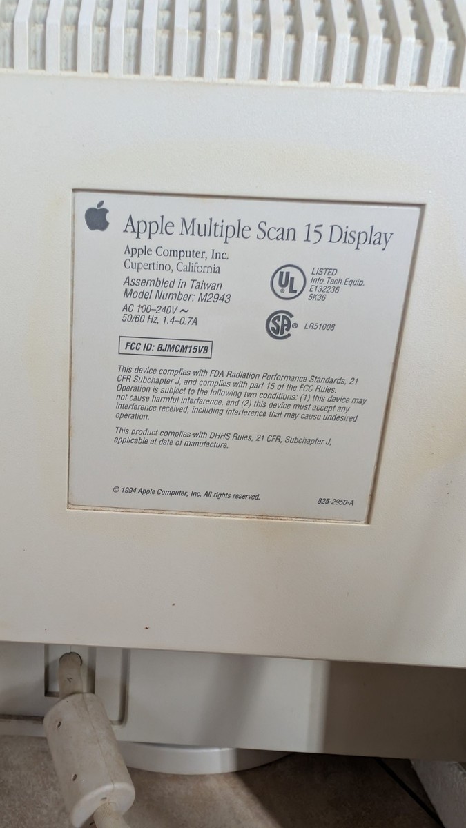 Apple Multiple Scan 15 Display 元箱発送 Apple Multiple Scan 15 Display – Apple Rescue of Denver