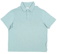 Men's Polo Shirt Short Sleeve with "Pocket" Size Medium Teal Green Goodfellow