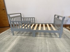 Toddler Sleigh Bed, Grey