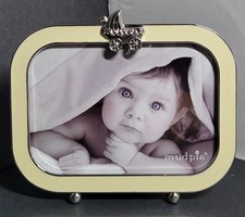 Mud Pie Baby Pic Frame Silver New Gift