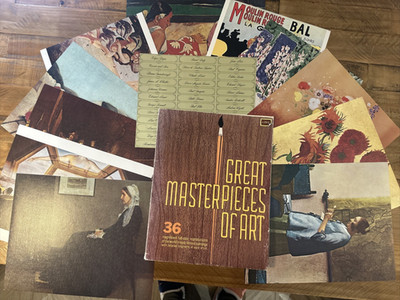 1973 Shorewood Great Masterpieces of Art 36 Prints Complete Portfolio SeT NY