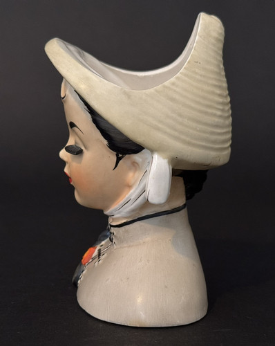Vintage 1962 Inarco Lady Head Vase Rarität selten E-780 4,5" - Bild 3 von 20