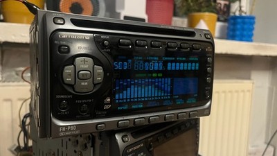 Pioneer Carrozzeria FH-P80 2DIN CD cassette Deck Player Working