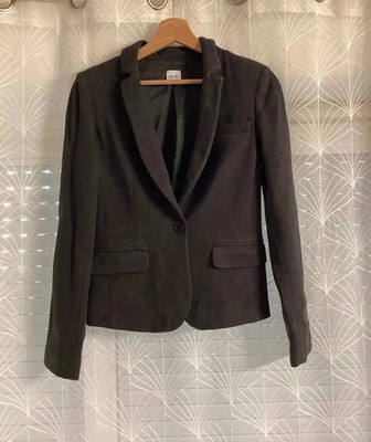 Liu Jo Blazer grau anthrazit Sparrenmuster schicke Schneiderjacke 36 S sehr b