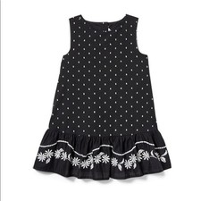 Janie and Jack Embroidered Dropwaist Dress, 6 - NWT -