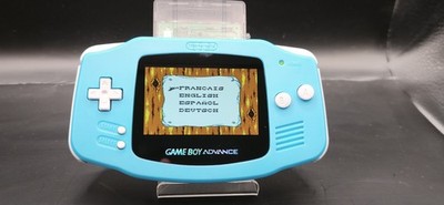 Gameboy Advance GBA IPS V5 Laminated Display Blue White-Edition Wow!!!