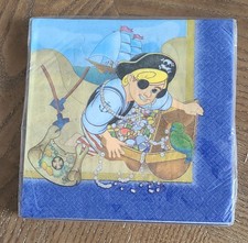 Pirate luncheon paper napkins party supplies