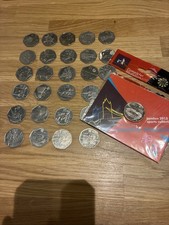 Olympic 50p 2011 Coin Set of 29 Complete Collection with Completer Medallion