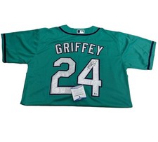 Ken Griffey Jr Signed Seattle Mariners #24 Jersey Beckett COA Autographed