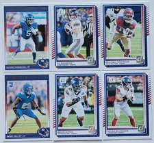 6 Card Lot- 2024-25 Panini NY Giants 🏈 (See Photos & Description For Card Info)