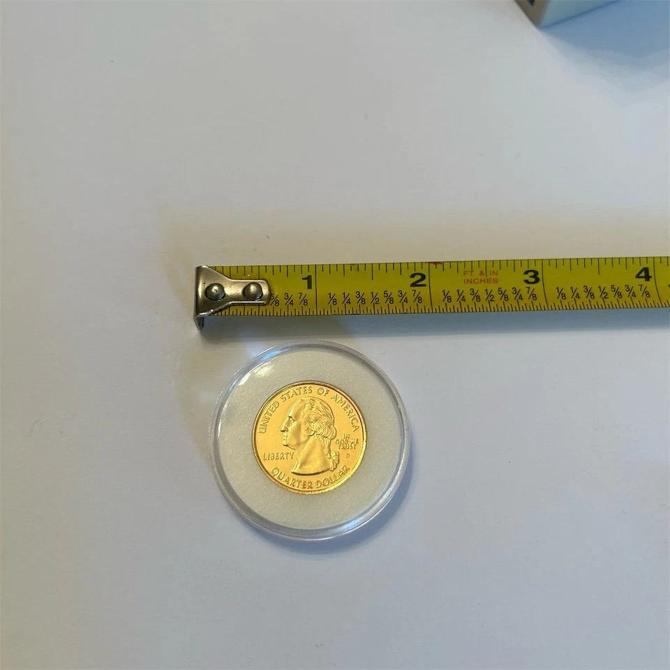 2006 South Dakota Gold-Plated Quarter U.S. Mint Uncirculated Coin - Image 2 of 2