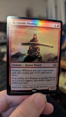 1x Harmonic Prodigy ENGLISH Foil NM - MH2 MTG Magic Celes EDH x1