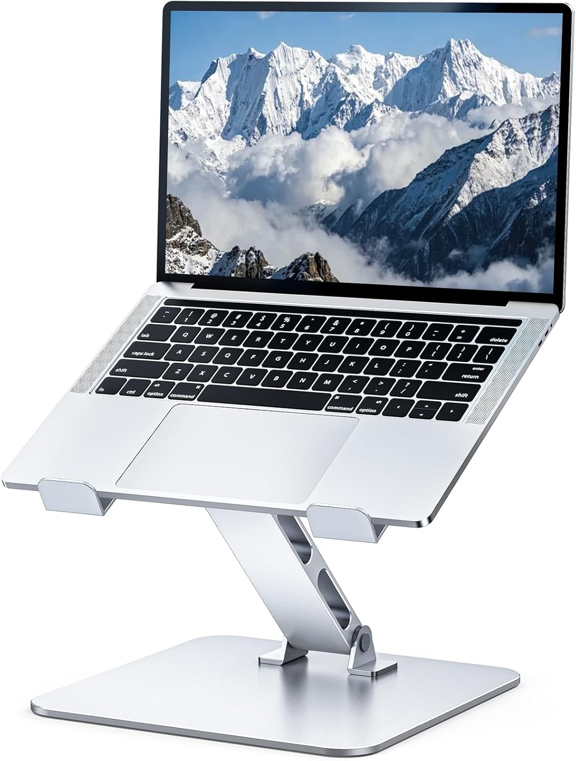 Adjustable Ergonomic Laptop Stand, Foldable Aluminum Holder 