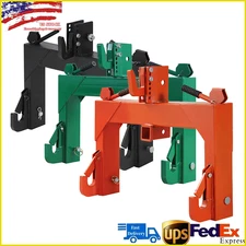 3 Point Quick Hitch W/ 2" Receiver Hitch Steel For Cat 1 & 2 Tractors 3000lbs