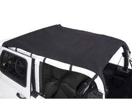 Bikini Savannah Noir Jeep Wrangler JL 2 Portes Anti-UV en Toile