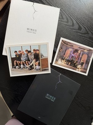 BTS Wings Concept Book (Limited Edition) inkl. 2 große Lenticular Karten
