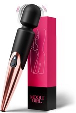 Vibrator Wand Womens Sex Toys - MOOLIGIRL 12" Cordless Full-Body #A69