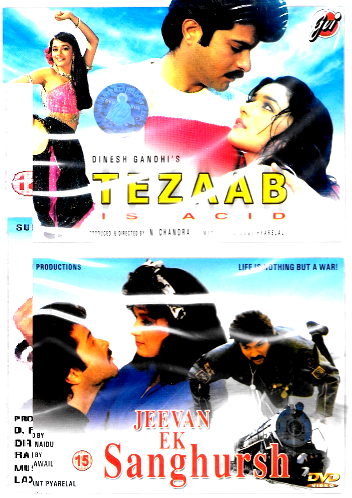 TEZAAB / JEEVAN EK SANGHURSH- NEW BOLLYWOOD 2 MOVIES ON DVD – ENGLISH SUBTITLES