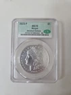 2023-P $1 MORGAN DOLLAR CAC MS70 Advance Delivery Green Label Silver Coin.