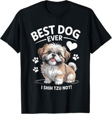 Funny Shih Tzu Mom and Dad Gift for Dog Lovers Unisex T-Shirt