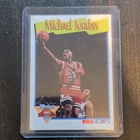1991-92 NBA Hoops - Michael Jordan #317 Chicago Bulls Milestones Basketball Card